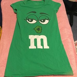 Green M&M’s Night Gown